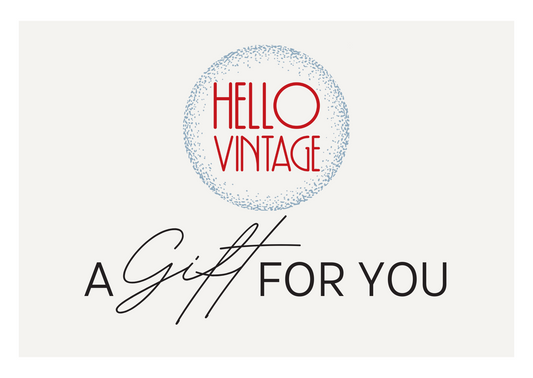 Hello Vintage gift card